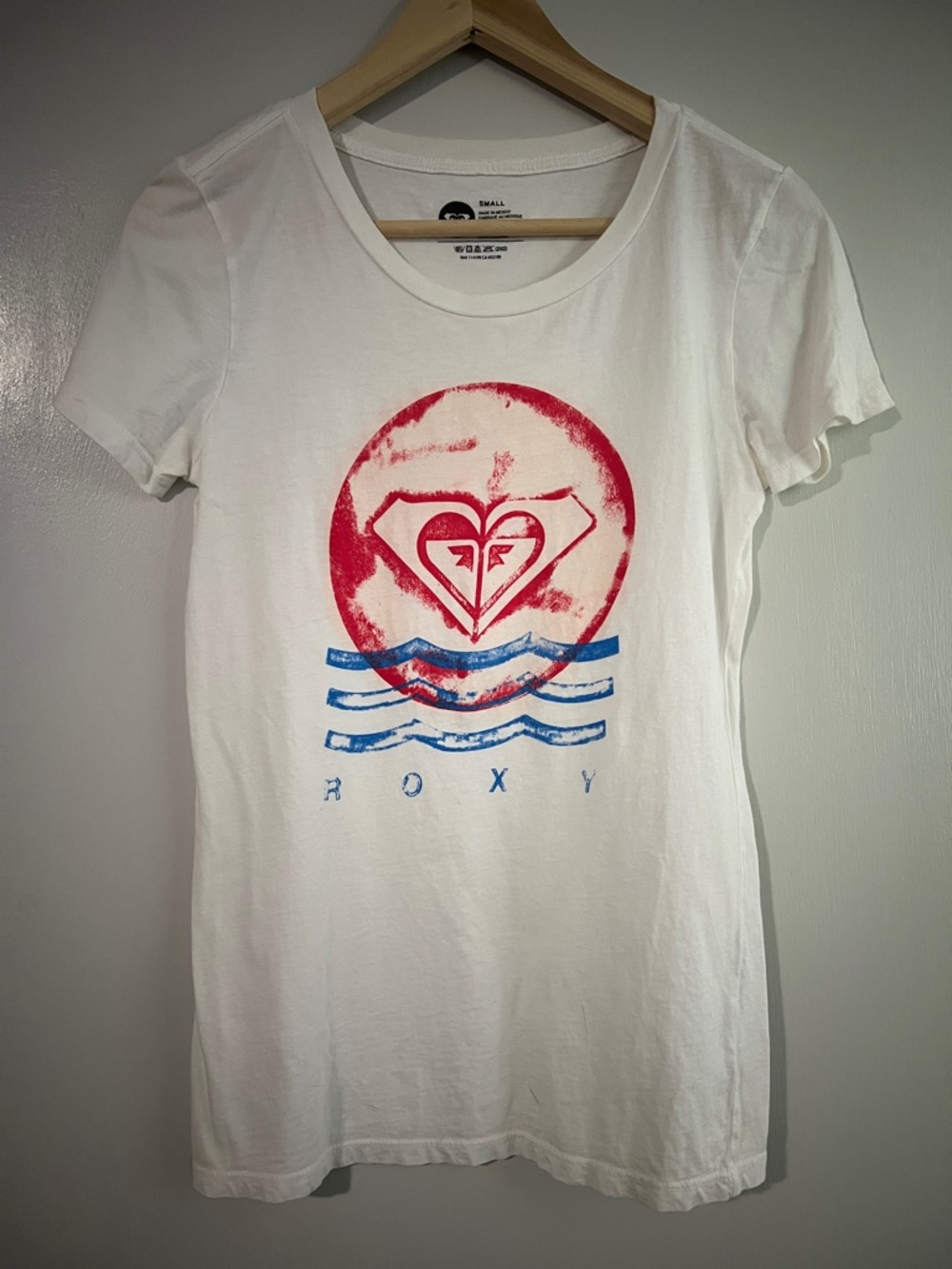 Roxy White Graphic Tee